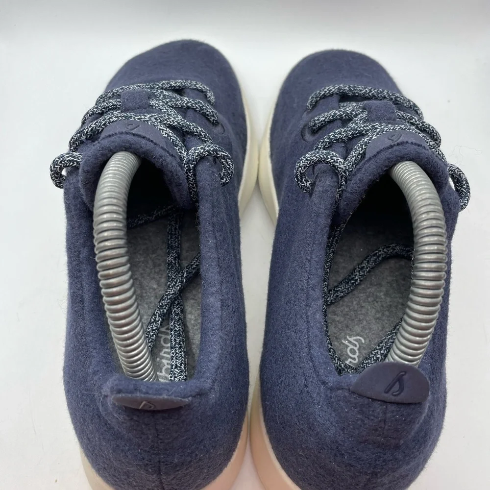 Allbirds Wool Runners blue womens sneakers size 9